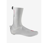 Castelli Aero Race Rosso Corsa Overshoes Pure White - M