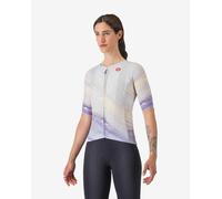 Castelli Aero RC 8S Jersey short sleeve white violet Women - XL