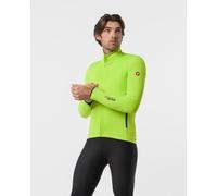 Castelli Alpha 150 windproof jacket rosso corsa fluorescent green men - XXL