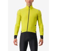 Castelli Alpha Flight RoS Rosso Corsa Jacket Sulphur Yellow - L