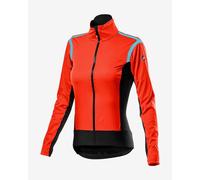 Castelli Alpha RoS 2 Light Rosso Corsa GORE-TEX INFINIUM™ Jacket Red Black Women - XS