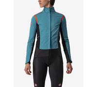 Castelli Alpha RoS 2 Rosso Corsa GORE-TEX INFINIUM™ Jacket Turquoise Sky Blue Women - XL