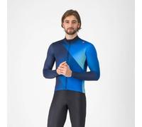 Castelli Amplify Thermal Jersey Belgian Blue/Azzurro Italia/Pool Blue