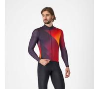 Castelli Amplify Thermal Jersey Dark Night Shade/Red/Vivid Orange