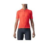 Castelli Anima 3 Short Sleeve Jersey Orange XL Woman