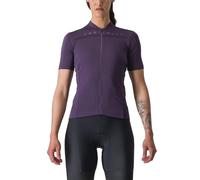 Castelli Anima 4 Short-Sleeve Jersey Dark Purple Women's, Size XS.