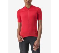 Castelli Anima 4 Short Sleeve Jersey Red S Women