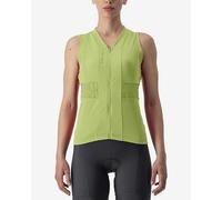 Castelli Anima 4 Sleeveless Jersey Bright Green Women - XS