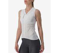 Castelli Anima 4 Sleeveless Jersey White Women - M