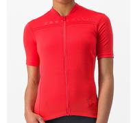 Castelli Anima 4 Women's Short Sleeve Jersey - Hibiscus / XLarge