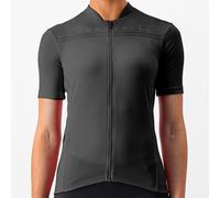 Castelli Anima 4 Women's Short Sleeve Jersey - Light Black / Large