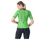 Castelli Anima Flow Short Sleeve Jersey Green M Woman M Green Kelly / Black