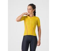 Castelli Anima Flow Short Sleeve Jersey Yellow M Woman