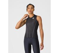 Castelli Anima Flow Sleeveless Jersey Black White Women - L