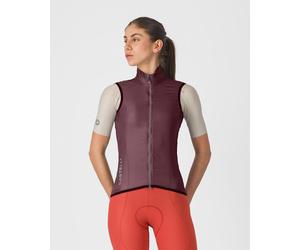 Castelli Aria 2 Wind Vest Burgundy Women - S