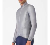 Castelli Aria Shell 2 Wind Jacket Silver Grey - M