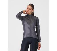 Castelli - Women's Aria Shell 2 Jacket - Cycling jersey size S, grey