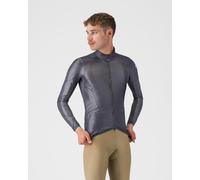 Castelli Aria Shell 2 Windbreaker Jacket Dark Grey - L