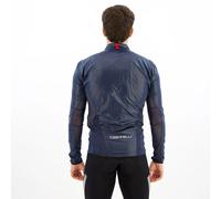 Castelli Aria Shell Jacket S Belgian Blue / White