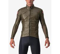 Castelli Aria Shell Light Windbreaker Jacket Moss Brown - L