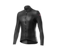 Castelli Aria Shell Men's Windproof Foldable Jacket, Dark Gray