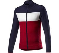 CASTELLI Armando Sweater XL Savile Blue/Red/Off White