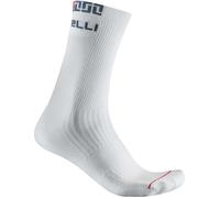 Castelli Bandito Merino 18 Cycling Socks White Merino Wool Bike Cycle Mens