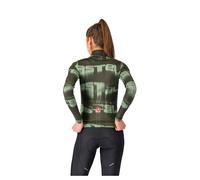 Castelli Blur Thermal Long Sleeve Jersey S Dark Green / Green