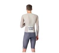 Castelli Body Paint V Tt Long Sleeve Race Suit S Silver Moon / Clay / Grey Smoke