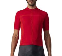 Castelli Classifica Mens Cycling Jersey Red Short Sleeve Lightweight Top