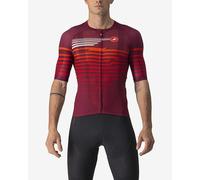 Castelli Climber's 3.0 Rosso Corsa Short Sleeve Jersey Lilac Red Orange - XXL