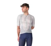 Castelli Climber's A/C Rosso Corsa Short Sleeve Jersey Silver Grey - L