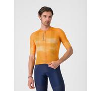 Castelli Climber´s A/c Short Sleeve Jersey Orange M Men M Orange / Grey Smoke