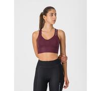 Castelli Comfort Travel Bra Burgundy - L-XL