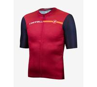 Castelli Competizione 3 Limited Edition short sleeve red dark blue jersey - M