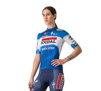 Castelli Competizione 3 Short Sleeve Ceramic Blue/White Soudal Quick-Step Women’s Jersey, Size XL