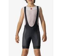 Castelli Competizione Bib Shorts Black White Kids - 8