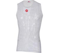 Castelli Core Mesh 3 Sleeveless Base Layer - SS26 - White / Small / Medium