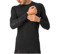 Castelli Core Seamless Mens Cycling Base Layer Black Long Sleeve Bike Ride Top