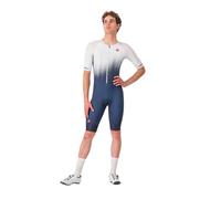 Castelli Core Short Blue White Tri Suit, Size L
