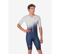 Castelli Core Tri Suit short sleeve white navy - XXL