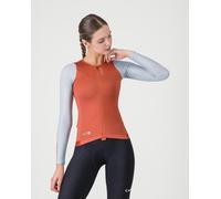 Castelli - Women's Corretto Long Sleeve Jersey - Cycling jersey size L, red
