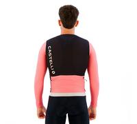 Castelli Corretto Long Sleeve Jersey L Black / Pink Giro / Silver Moon