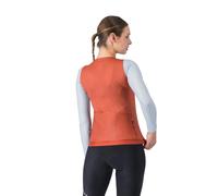 Castelli Corretto Long Sleeve Jersey XL Red Paprika / Blue Winter