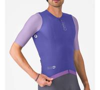 Castelli Corretto Short Sleeve Jersey Purple L Men L Ultraviolet / Mist / White