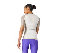 Castelli Corretto Short Sleeve Jersey White L Woman L White Marfil / Black Clay