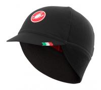 Cap Castelli Difesa Thermal black red