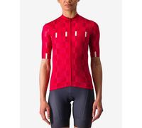 Castelli Dimensione Short Sleeve Jersey Bright Red Women - S