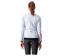 Castelli Dinamica Gore-tex Infinium™ Windstopper® Jacket S Silver Grey / Dark Grey / Pink Reflex