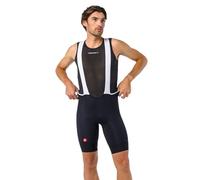 CASTELLI Discover Bib Shorts - Summer Cycling Bib Shorts - Comfort Pad for Long Distances - Breathable and Tight-Fitting - Road, Gravel, MTB Black